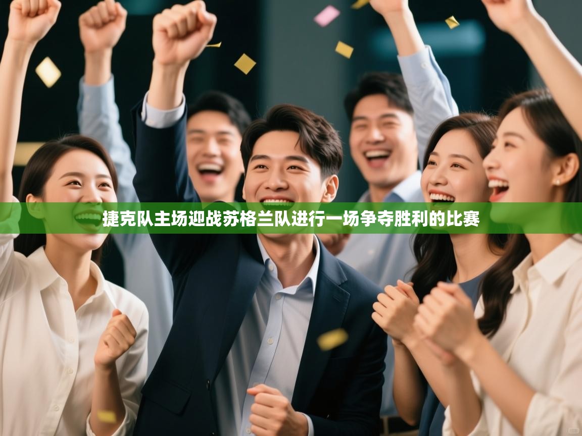 捷克队主场迎战苏格兰队进行一场争夺胜利的比赛